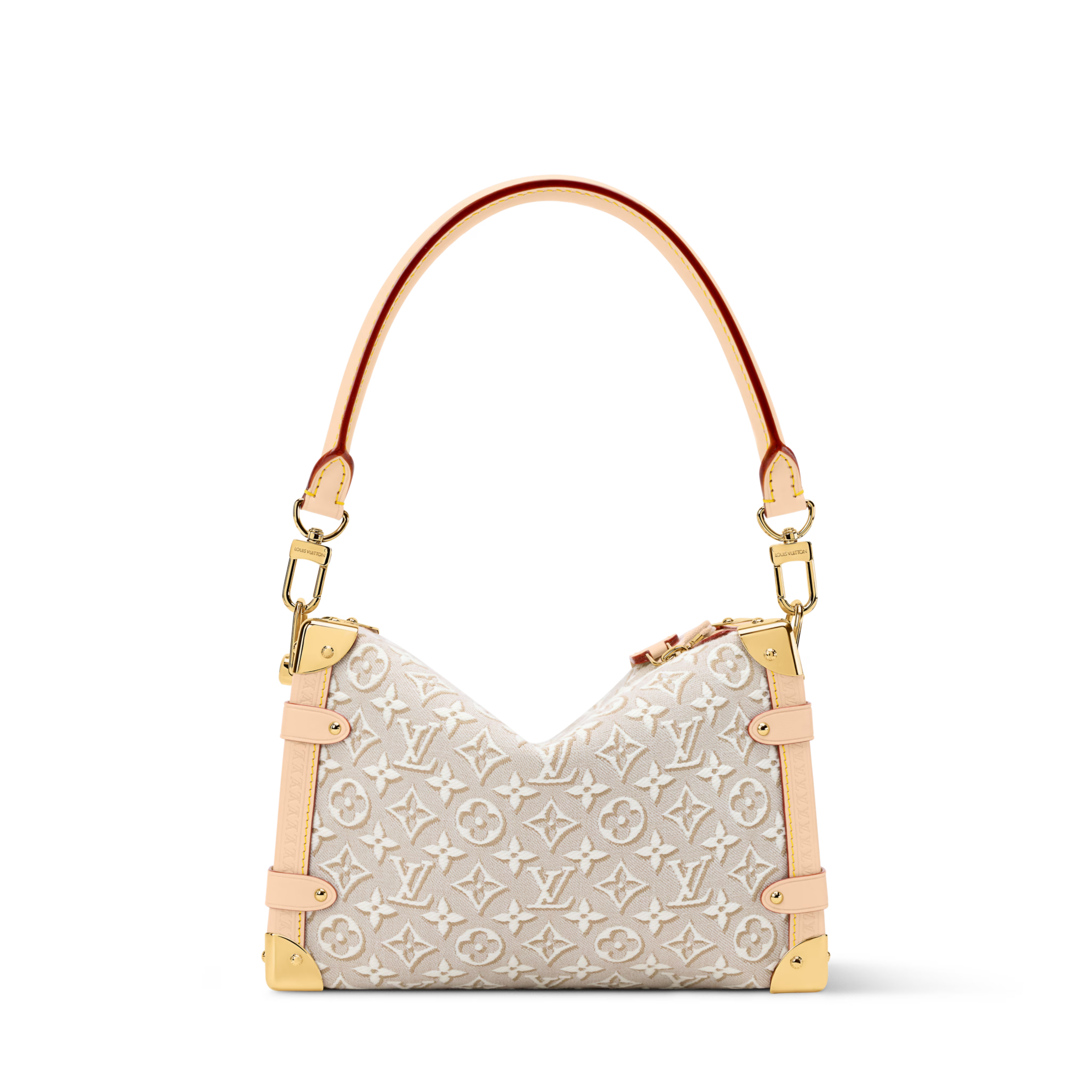 Side Trunk MM Monogram Emblème Jacquard Canvas Peuplier Gold-Toned Hardware
