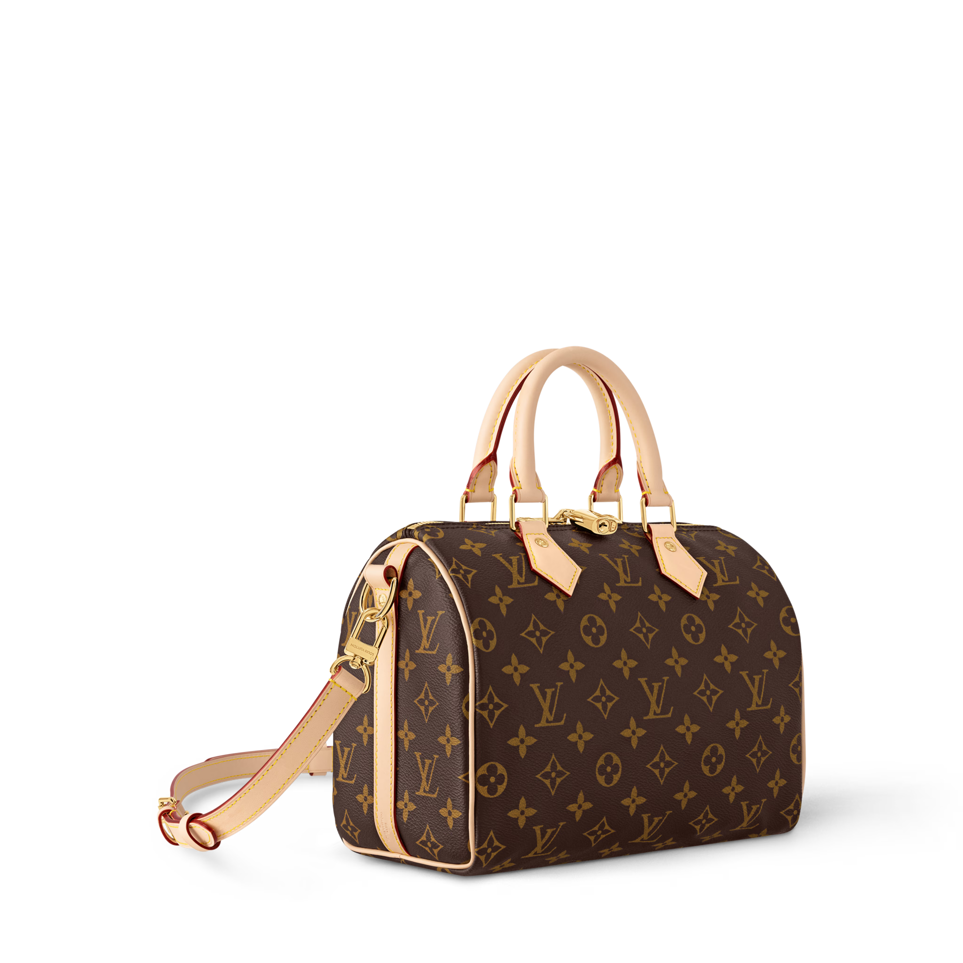 Speedy Bandoulière 25 Monogram Coated Canvas Gold-Toned Hardware