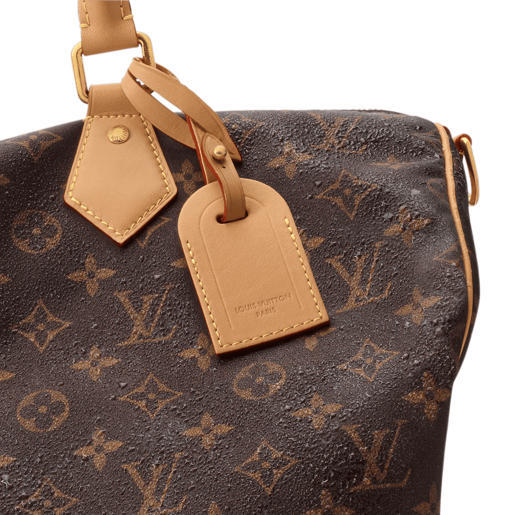 Speedy 40 Bandoulière Monogram Silk Tech Gold-Toned Hardware