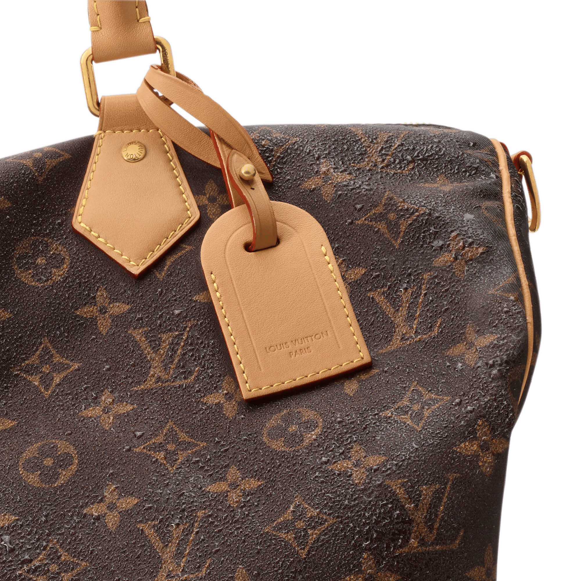 Speedy 40 Bandoulière Monogram Silk Tech Gold-Toned Hardware