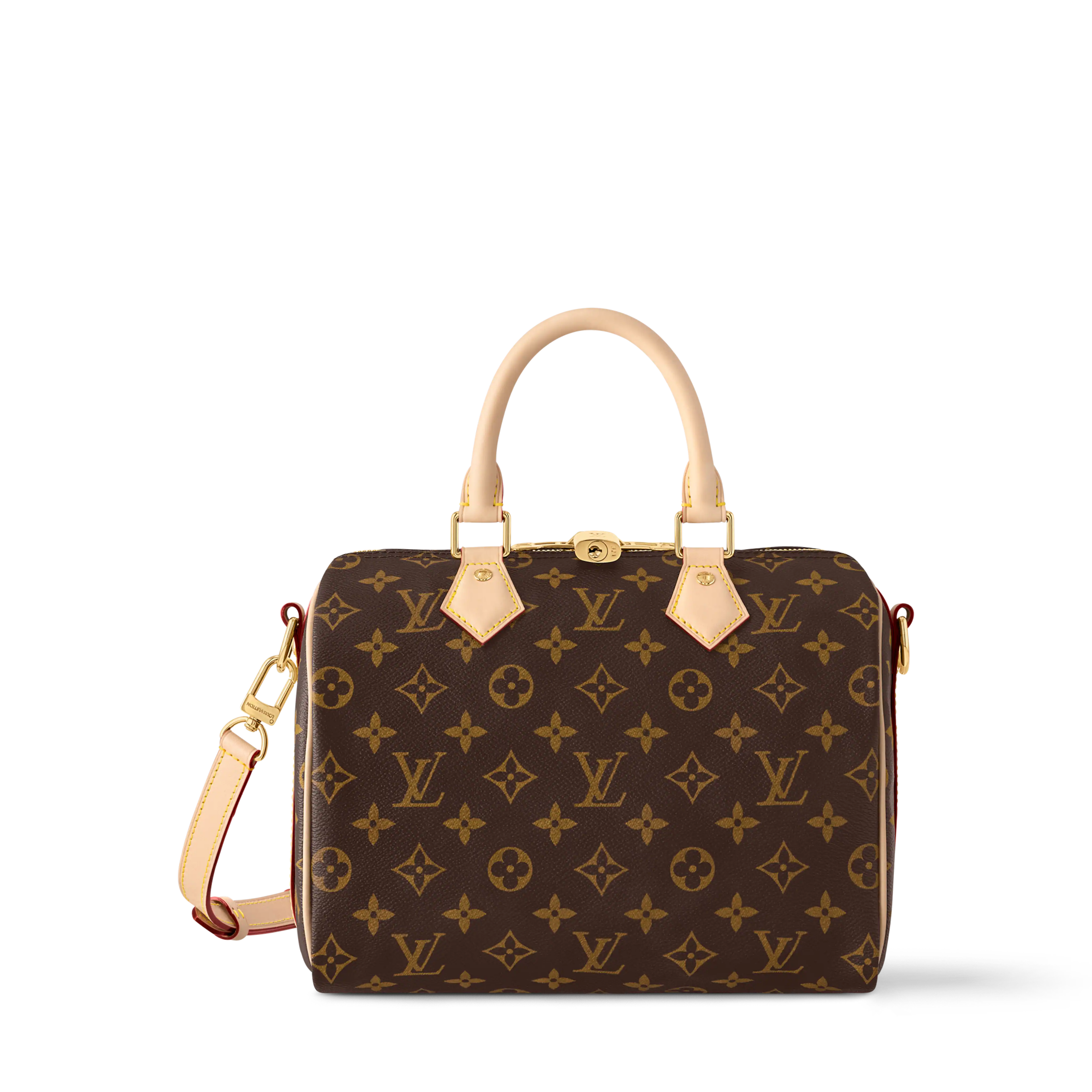 Speedy Bandoulière 25 Monogram Coated Canvas Gold-Toned Hardware