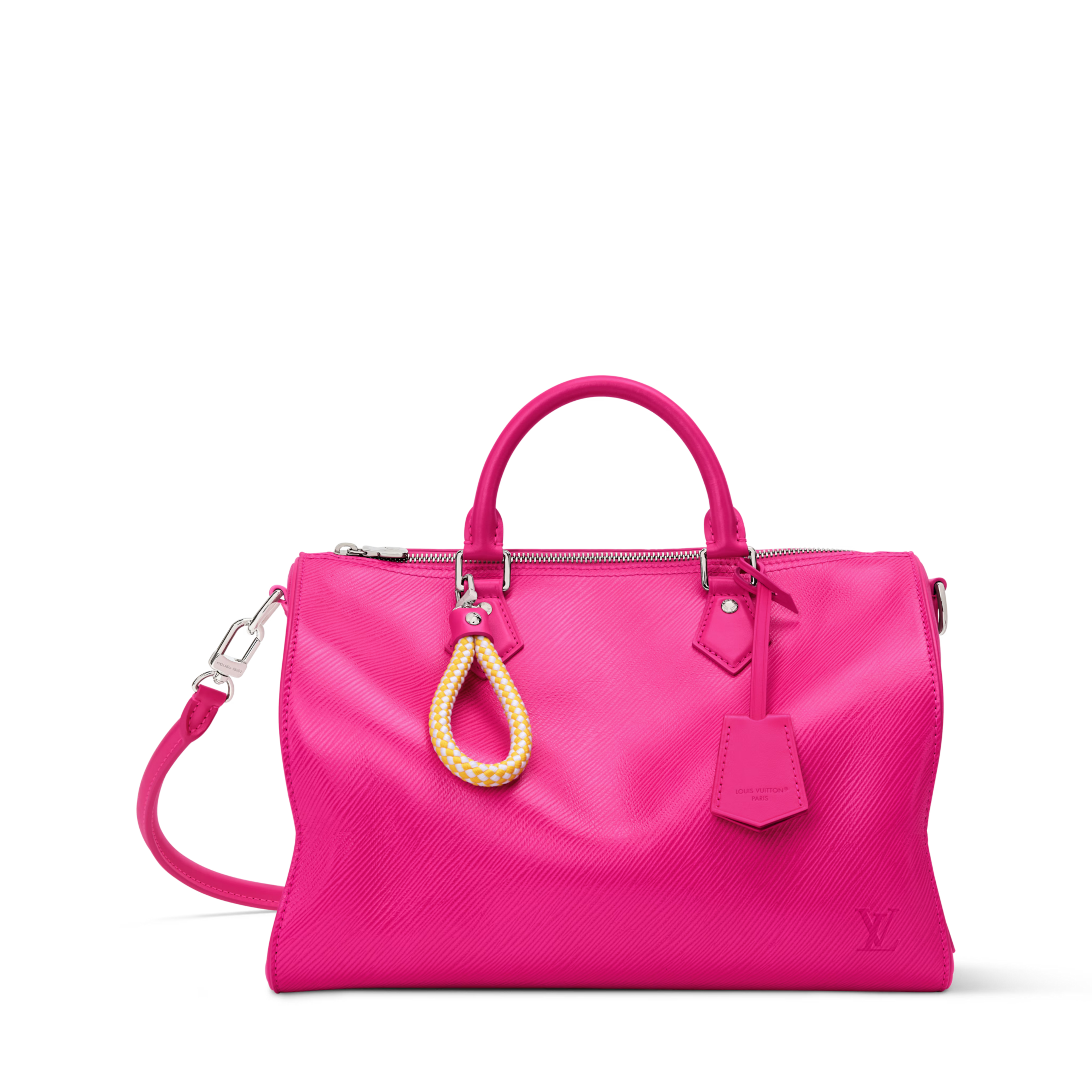 Speedy Soft 30 Epi Leather Rose Miami Silver-Toned Hardware