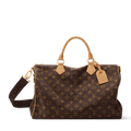 Speedy 40 Bandoulière Monogram Silk Tech Gold-Toned Hardware