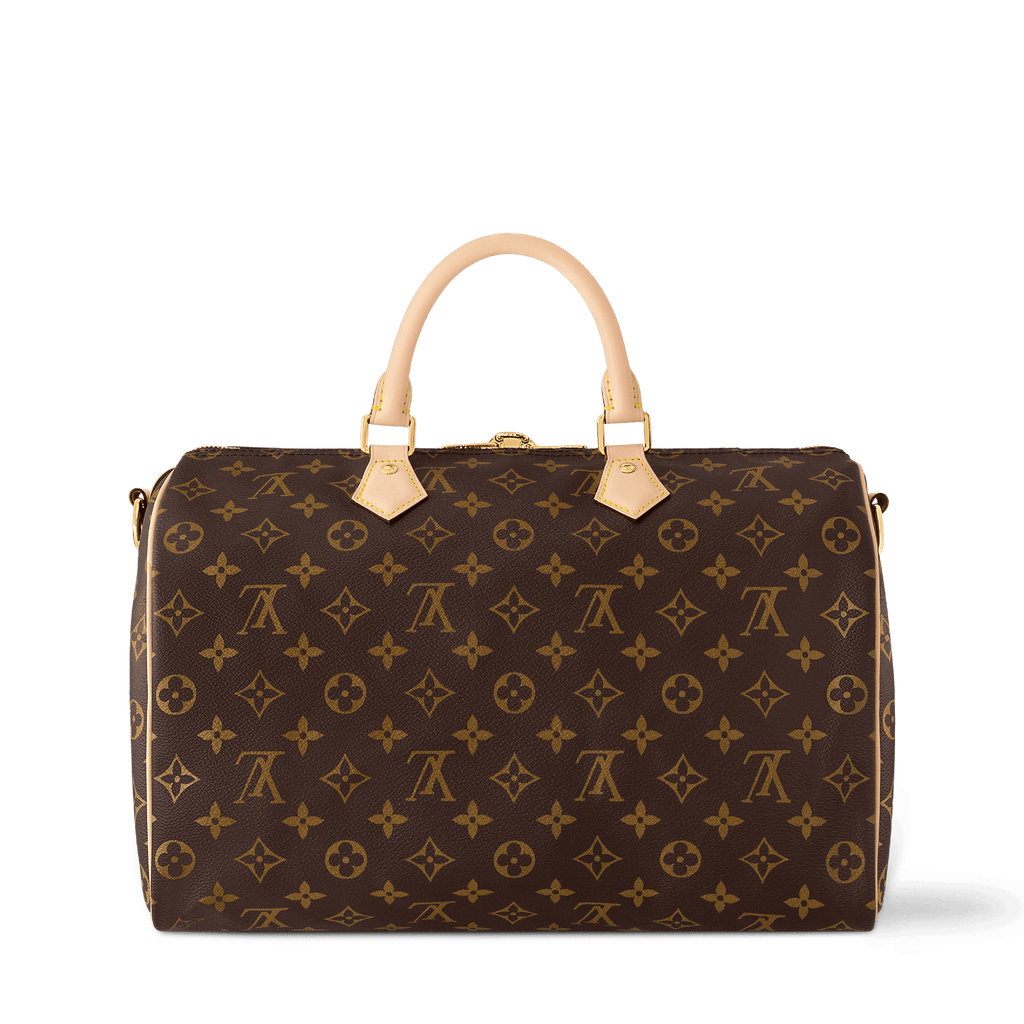 Speedy Bandoulière 35 Monogram Coated Canvas Gold-Toned Hardware