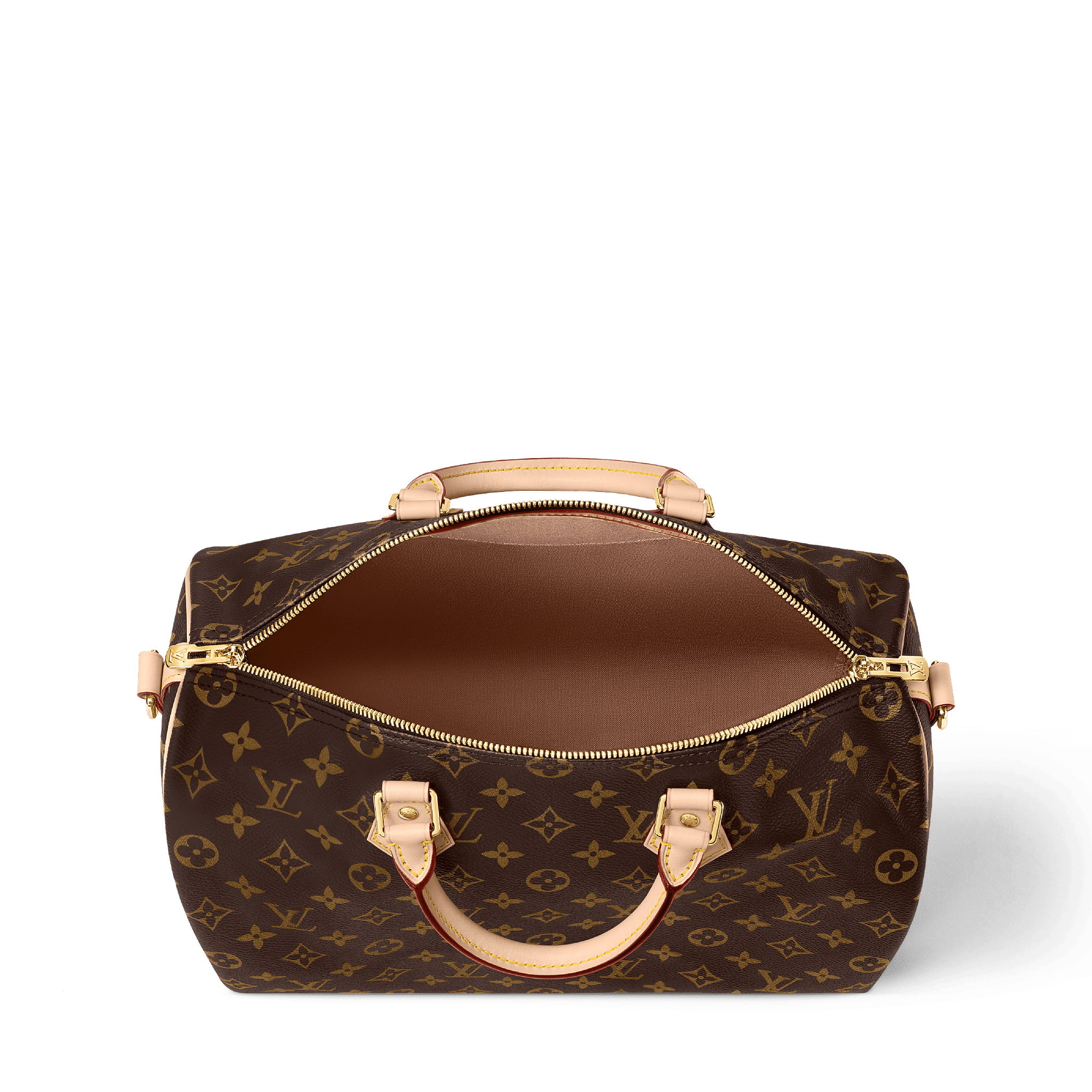 Speedy Bandoulière 35 Monogram Coated Canvas Gold-Toned Hardware