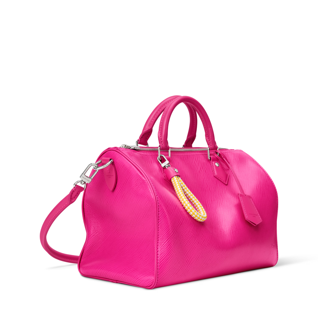 Speedy Soft 30 Epi Leather Rose Miami Silver-Toned Hardware