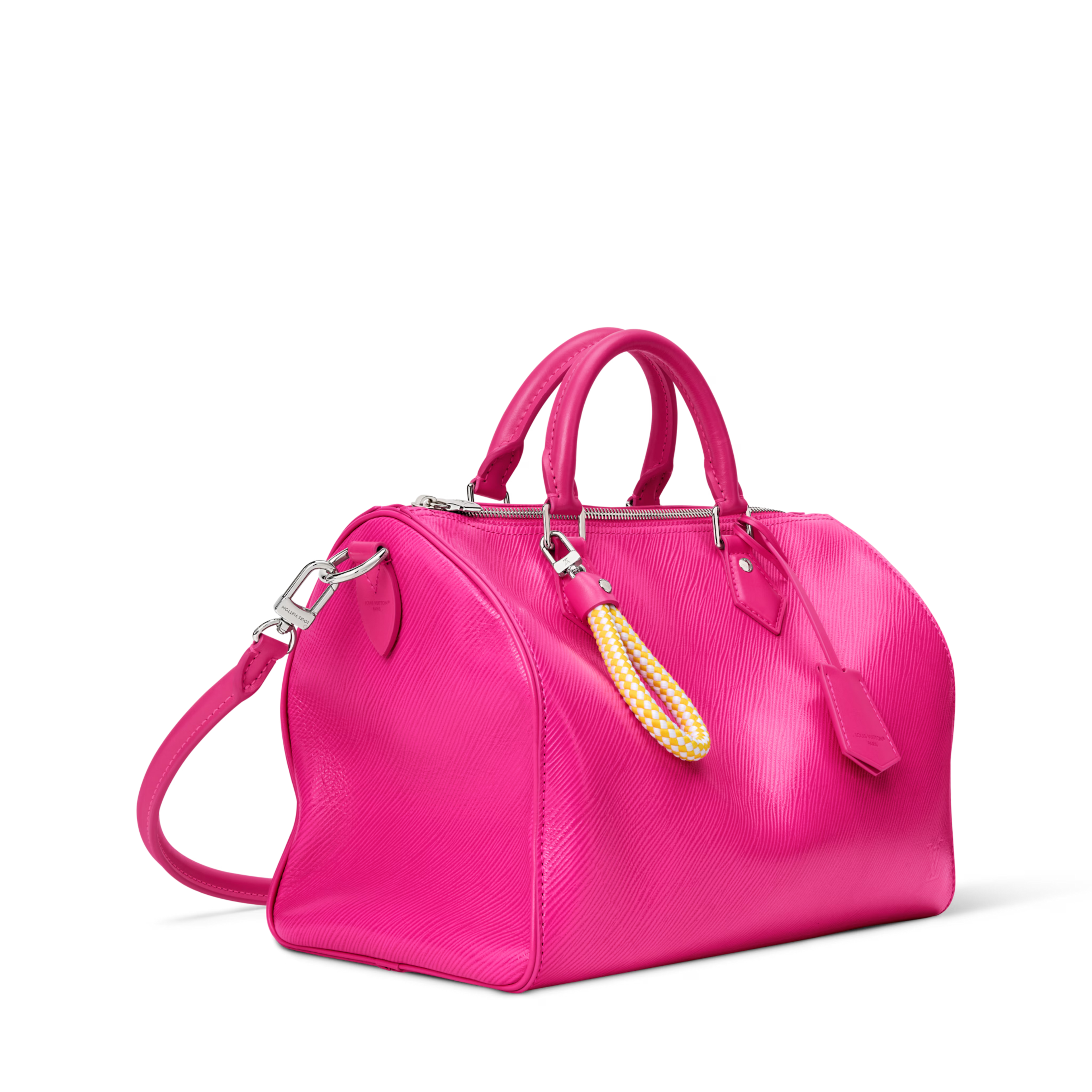 Speedy Soft 30 Epi Leather Rose Miami Silver-Toned Hardware