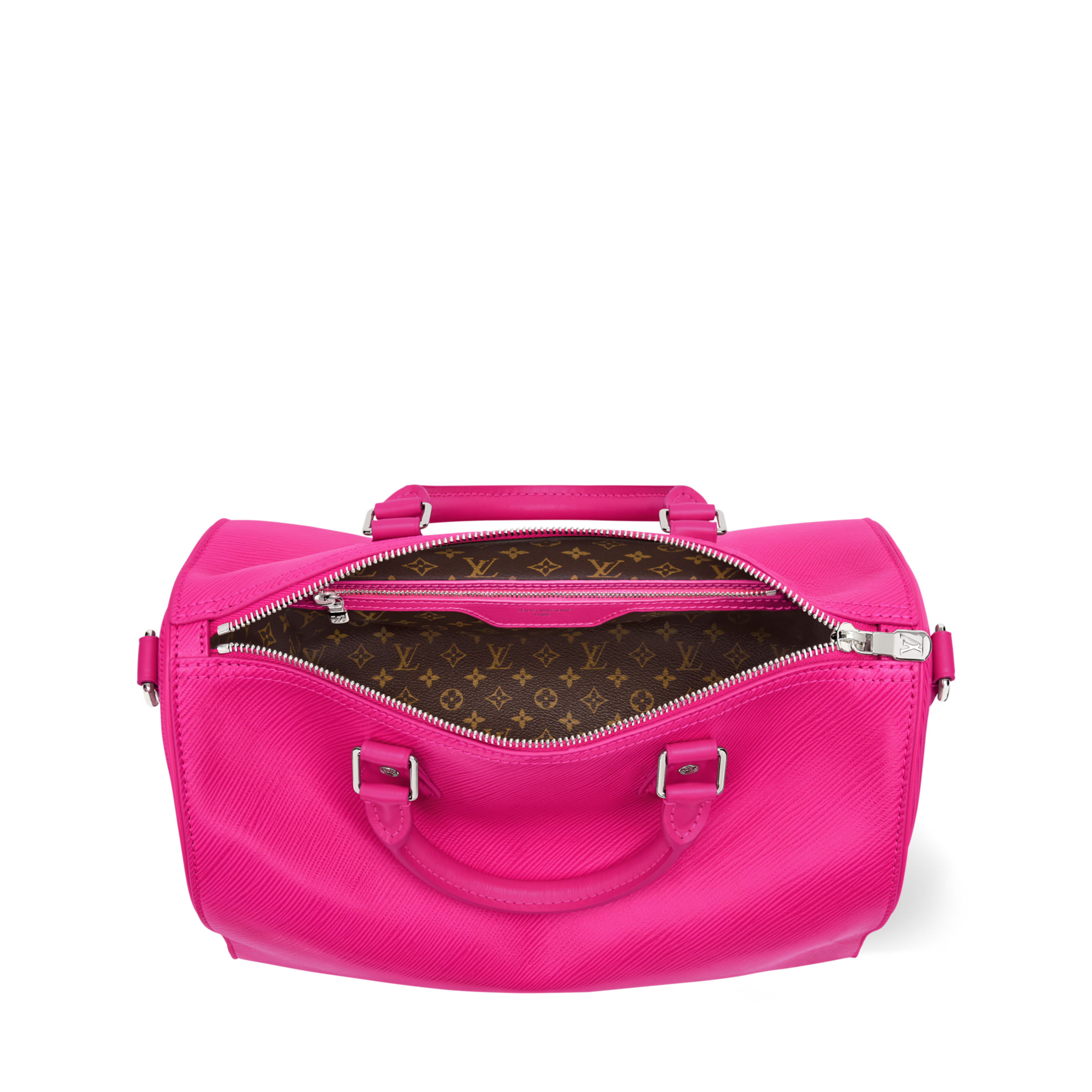 Speedy Soft 30 Epi Leather Rose Miami Silver-Toned Hardware