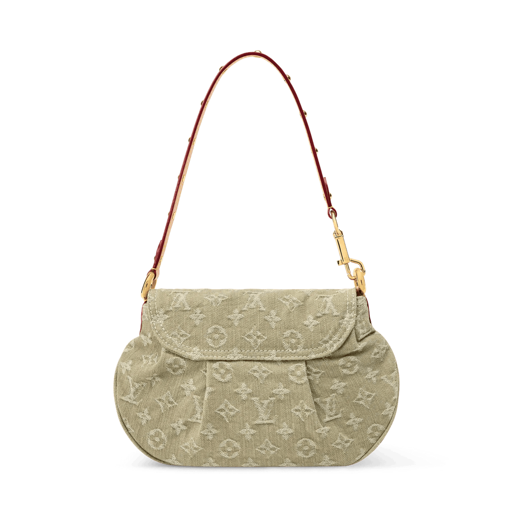 Sunset Khaki Denim Gold-Toned Hardware