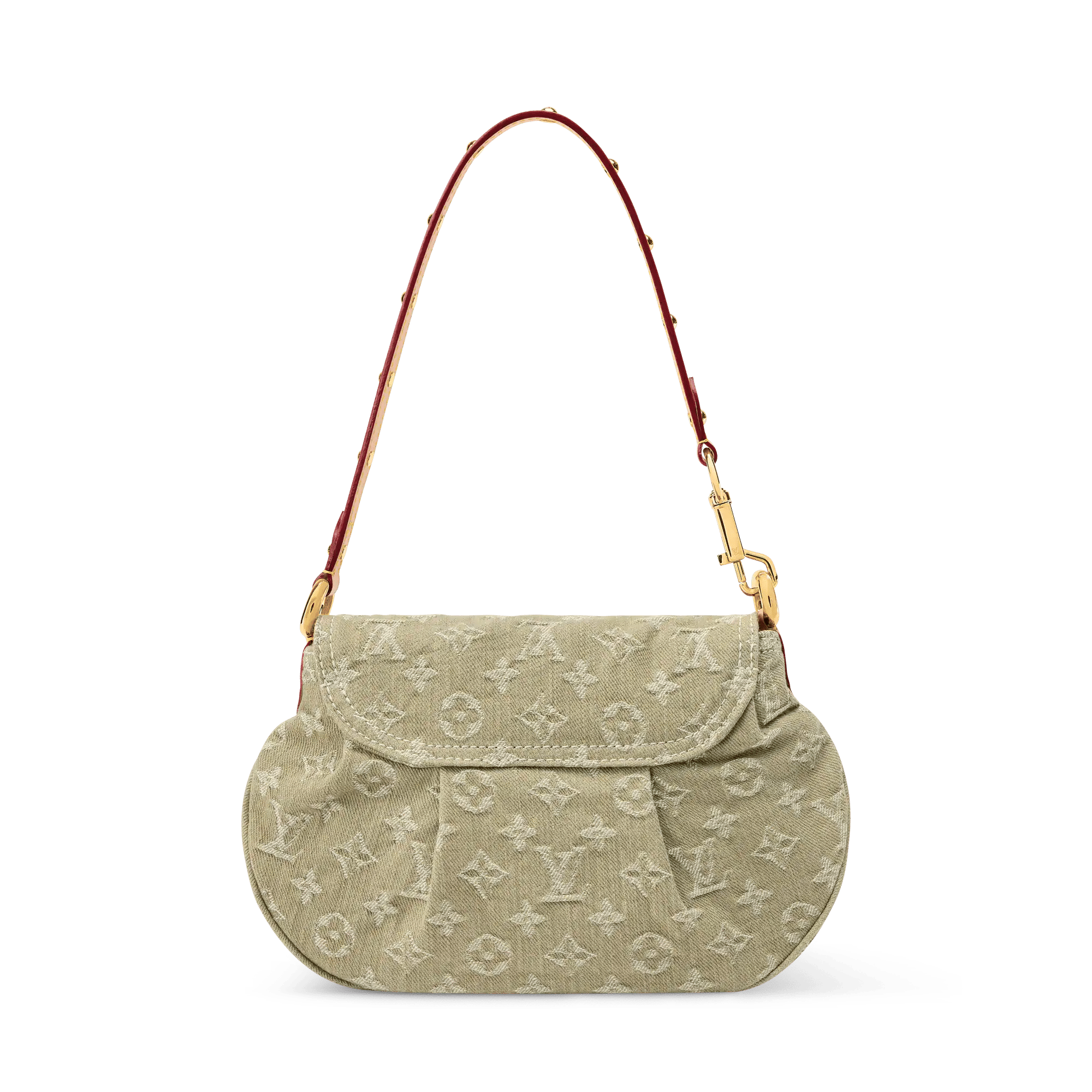 Sunset Khaki Denim Gold-Toned Hardware