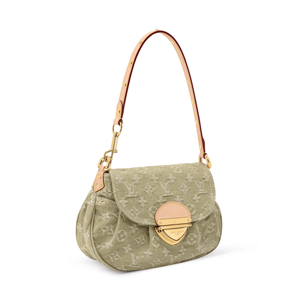 Sunset Khaki Denim Gold-Toned Hardware