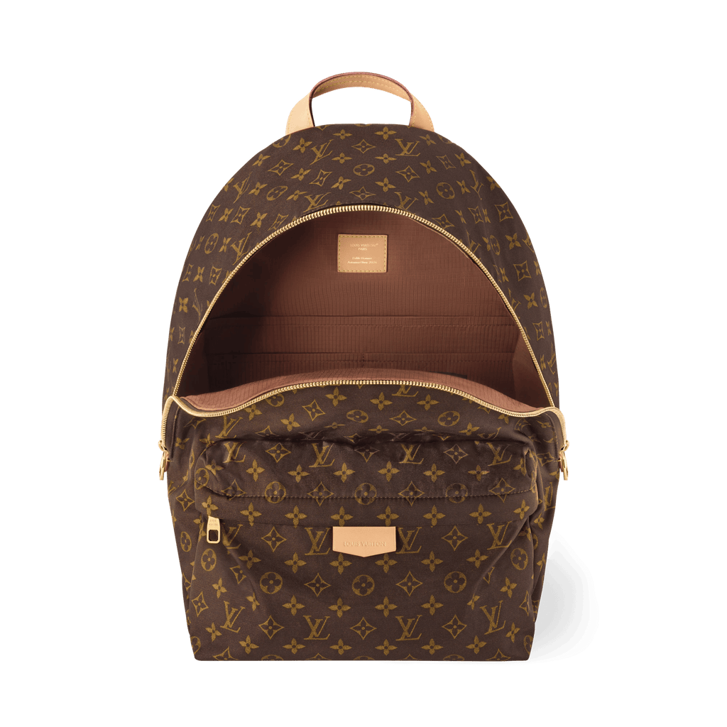 Track Backpack MM Monogram Silk Tech Gold-Toned Hardware