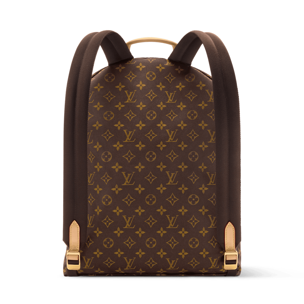 Track Backpack MM Monogram Silk Tech Gold-Toned Hardware