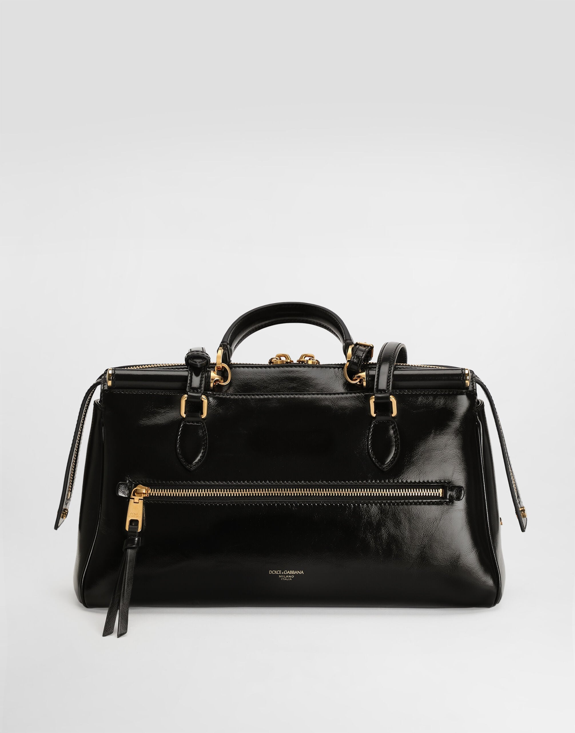 Medium Vittoria Handbag Calfskin Leather Multicolor Vintage Brass Hardware