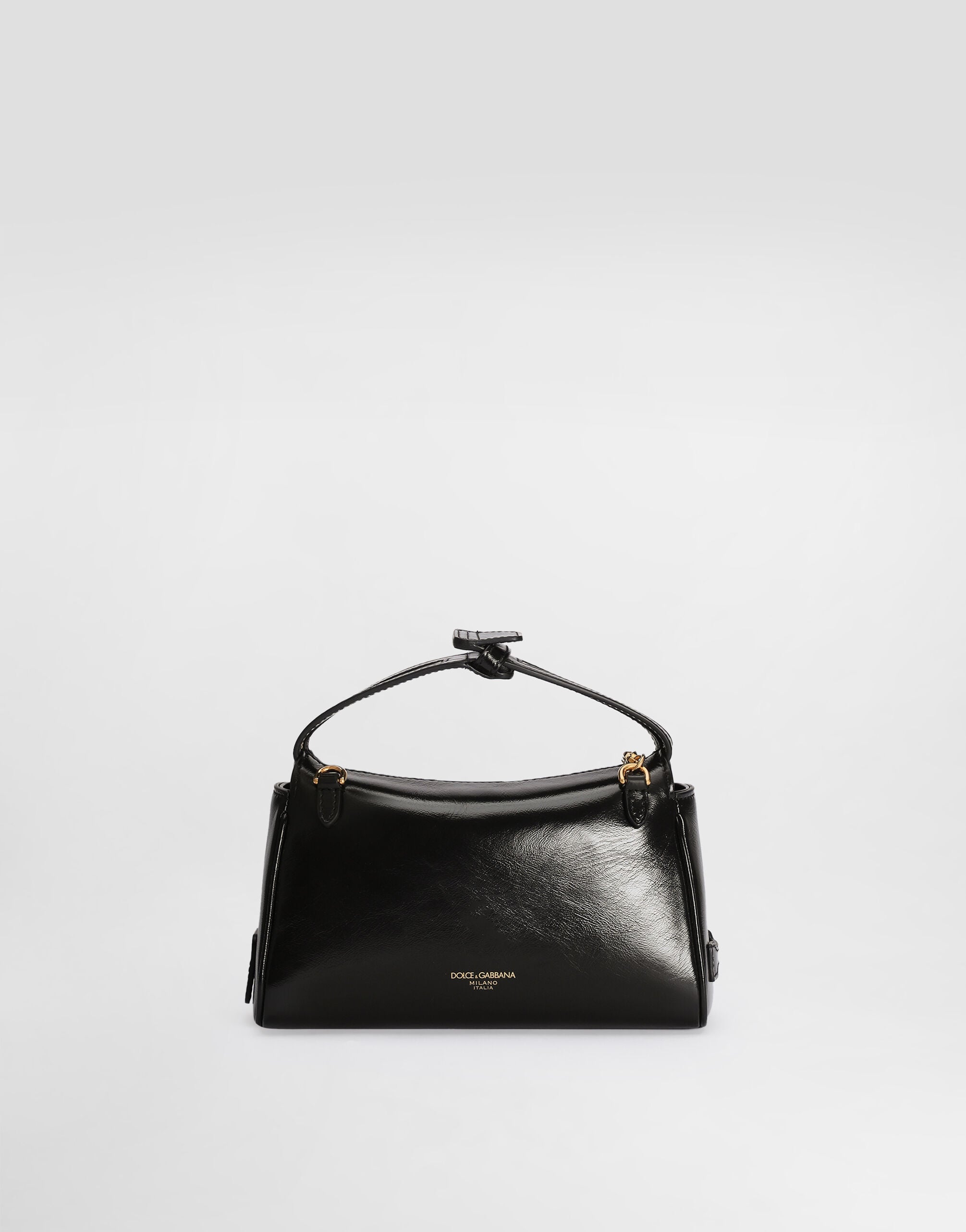 Mini Vittoria Handbag with Charms Calfskin Leather Multicolor Vintage Brass Hardware