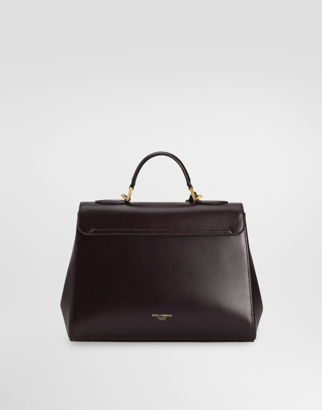 Marlene Handbag Palmellato Calfskin Bordeaux Vintage Brass-Toned Hardware