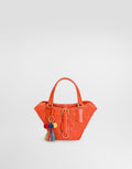 Coffa Capri Tote Bag Raffia Multi-colored Gold-Toned Hardware