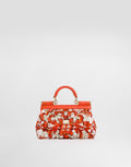 Mini Sicily Handbag Leather Multicolor Gold-Toned Hardware