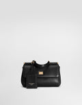 Mini My Sicily Handbag Plongé Calfskin Black Vintage Brass Hardware