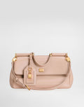 Medium My Sicily Handbag Plongé Calfskin Beige Vintage Brass Hardware